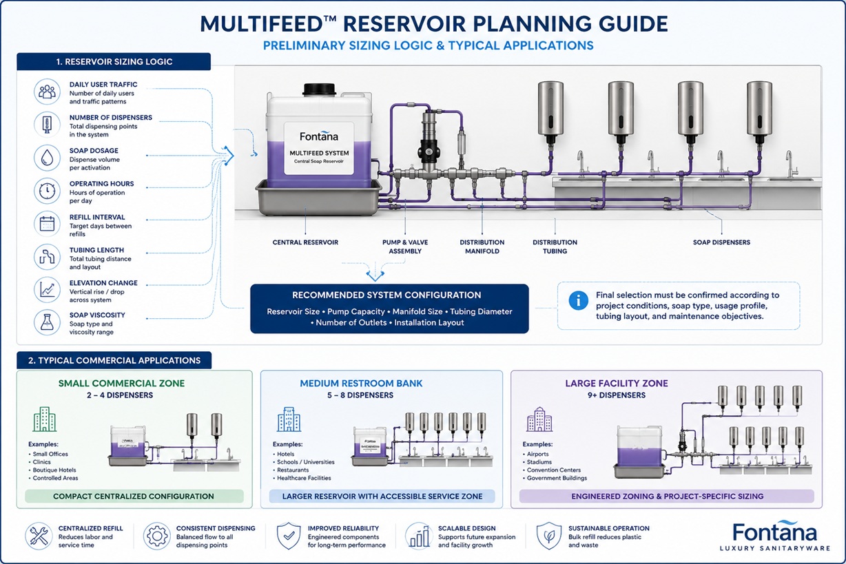 Fontana MultiFeed Reservoir Planning and Preliminary Sizing Engineering Diagram